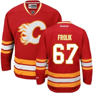 Herren Calgary Flames Eishockey Trikot Michael Frolik #67 Reebok 3rd